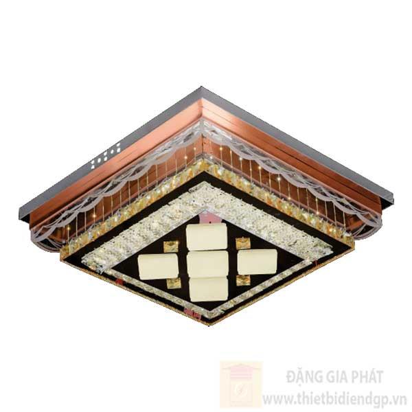 Đèn Mâm vuông Led 80W-Ø600*H200, 3 chế độ ánh sáng