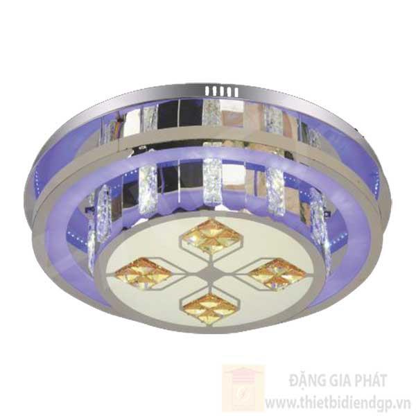Đèn Mâm Led RGB-Ø600*H140, 3 chế độ ánh sáng