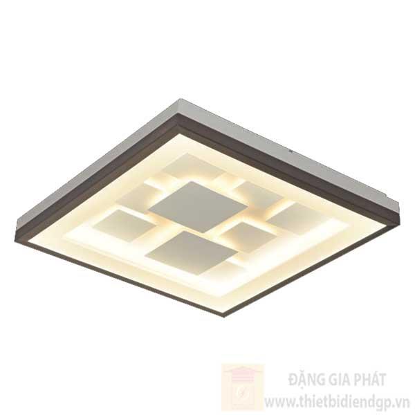 Đèn Mâm vuông Trang Trí Ø650*H65, Led 128W, 3 chế độ ánh sáng