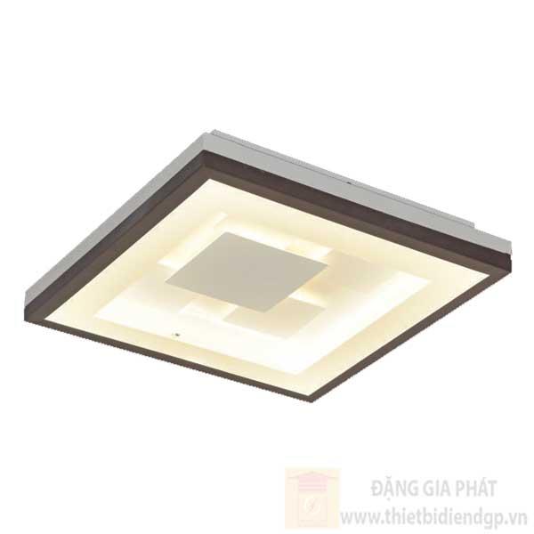 Đèn Mâm vuông Trang Trí Ø500*H65, Led 98W, 3 chế độ ánh sáng
