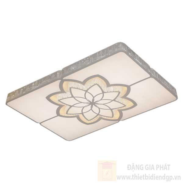 Đèn Mâm Chữ Nhật L920*W620*H90, Led 168W, 3 chế độ ánh sáng