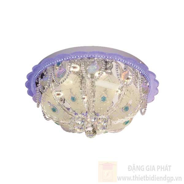 Đèn Mâm Led 60W-Viền Đủ Màu Ø500*H300, 3 chế độ ánh sáng