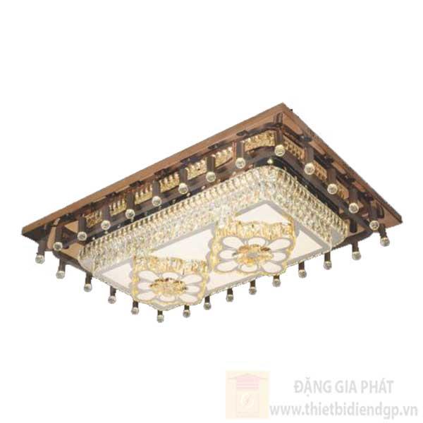 Đèn Mâm Chữ Nhật Led Ø1200*800*H250, 3 chế độ ánh sáng