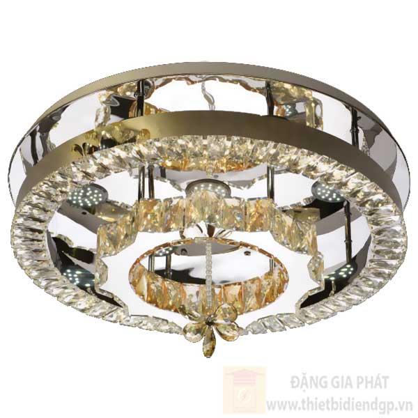 Đèn Mâm Led 80W-Ø600*H250, 3 chế độ ánh sáng
