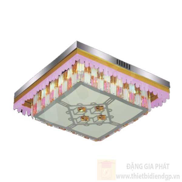 Đèn Mâm vuông Led RGB-Ø500*H140, 3 chế độ ánh sáng
