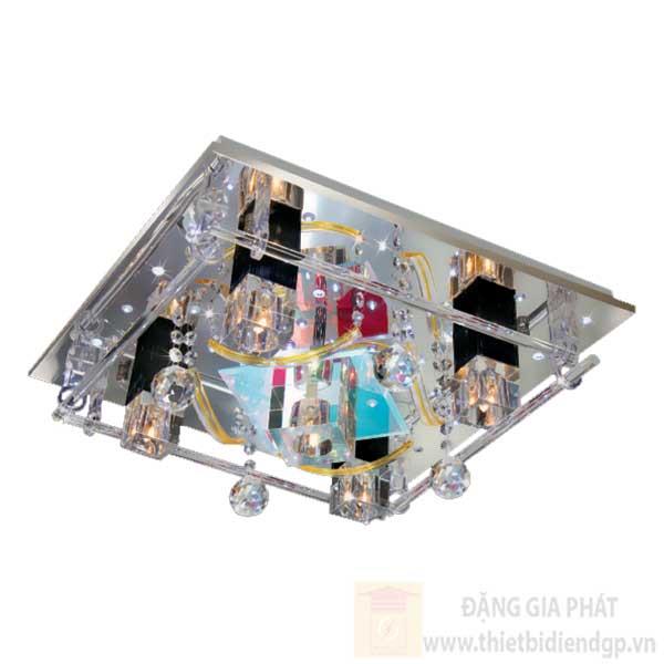 Đèn Mâm vuông Led Trắng-Ø460*H200, 3 chế độ ánh sáng
