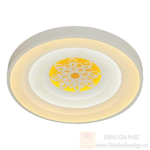 Đèn Mâm Trang Trí Ø500*H45, Led 72W, 3 chế độ ánh sáng