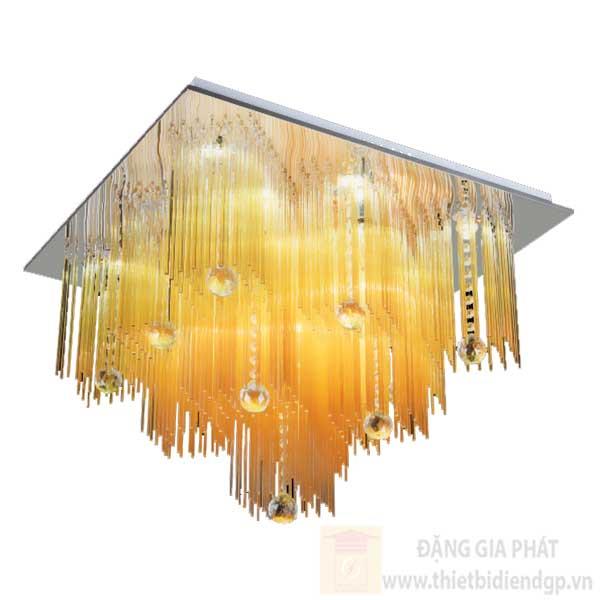 Đèn Mâm vuông Led 72W-Ø600*H460, 3 chế độ ánh sáng