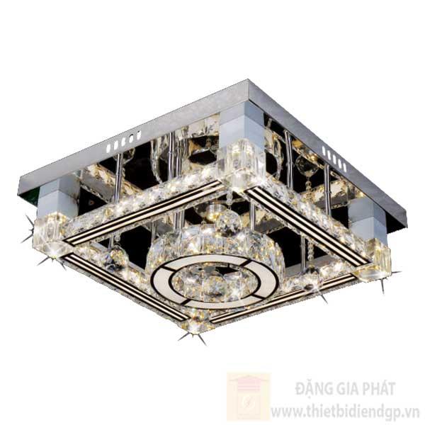 Đèn Mâm vuông Led 79W-Ø500*H250, 3 chế độ ánh sáng