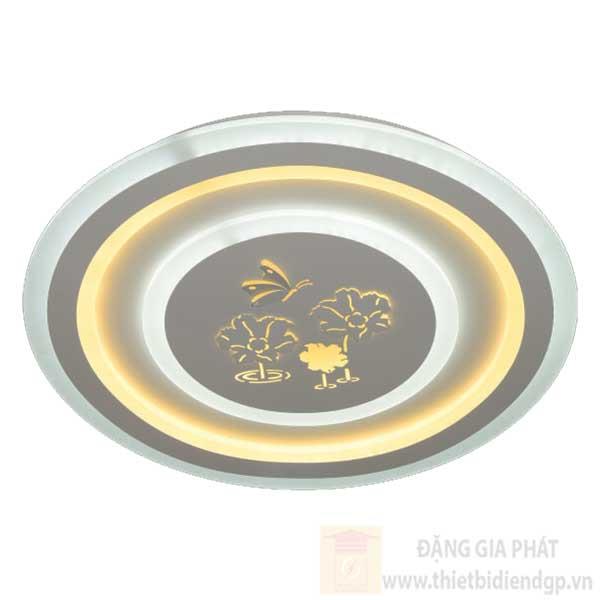 Đèn Mâm Trang Trí Ø500*H50, Led 90W, 3 chế độ ánh sáng