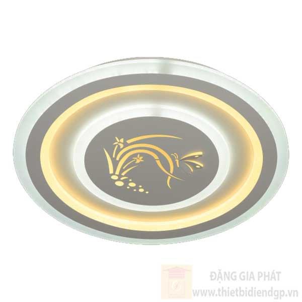 Đèn Mâm Trang Trí Ø500*H50, Led 90W, 3 chế độ ánh sáng