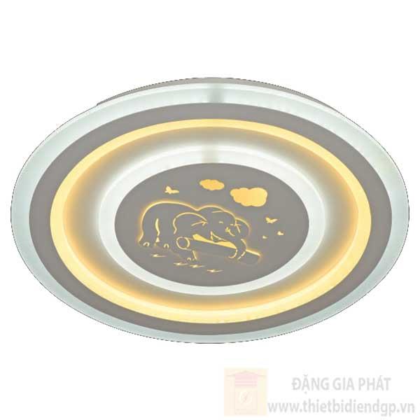 Đèn Mâm Trang Trí Ø500*H50, Led 90W, 3 chế độ ánh sáng