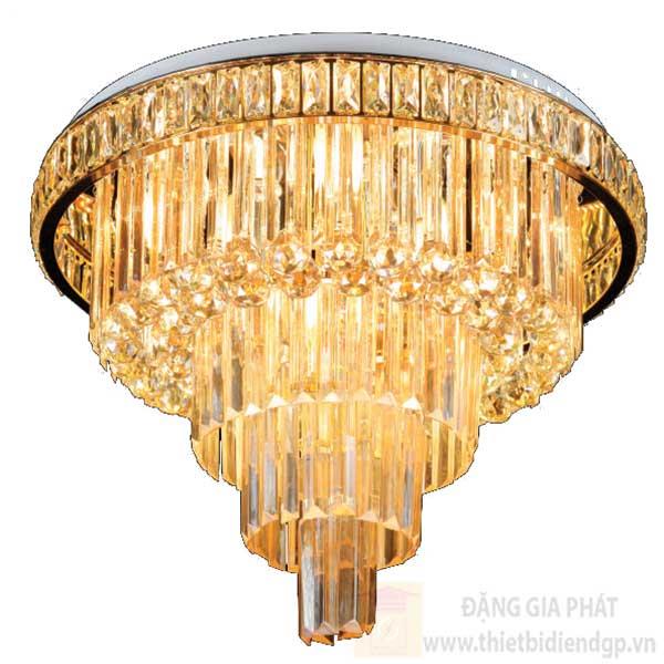 Đèn Mâm Pha Lê Ø600*H490, Led 72W, 3 chế độ ánh sáng