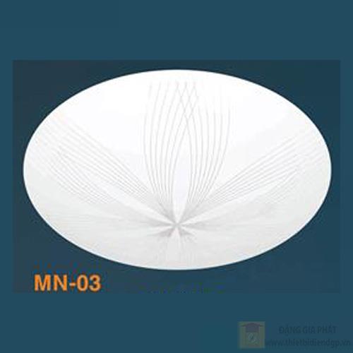 Đèn mâm Verona ốp trần Led Mica Ø250, 12W