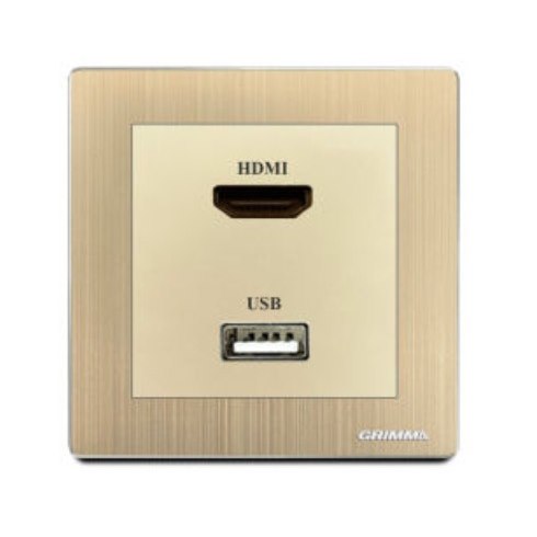 Bộ ổ cắm HDMI và USB GRIMMA G52GHDMI