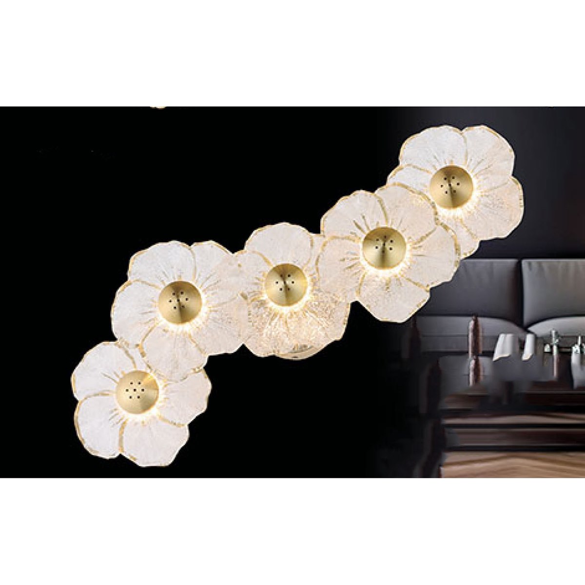 Đèn tường trang trí Sano V 10256/5 Ø500