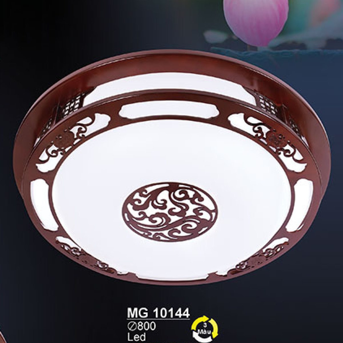 Đèn mâm gỗ Sano MG 10145 Ø520