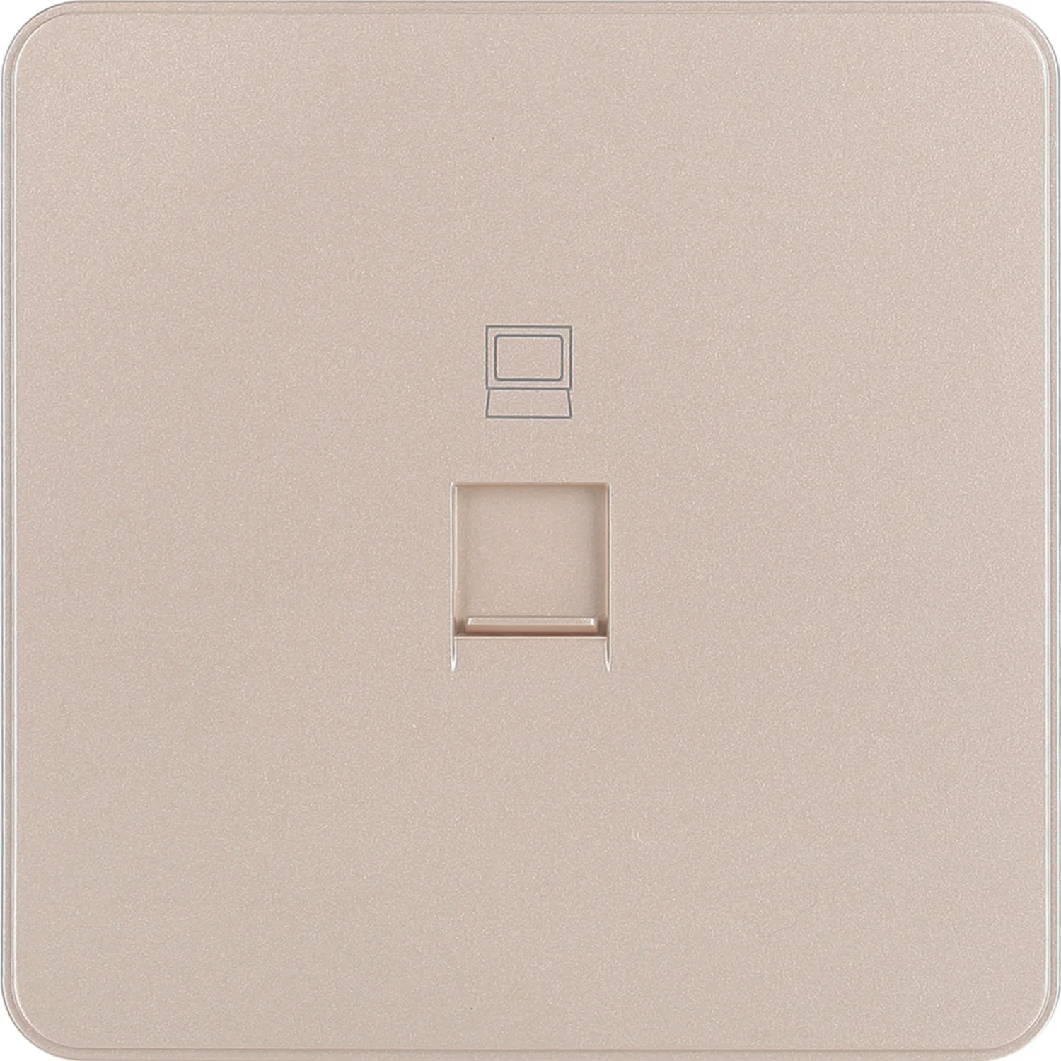 Ổ cắm mạng RJ45 Cat 6 màu gold