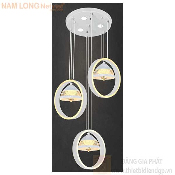 Đèn treo Led 120W Kiểu Sang Trọng Ø400*H950, Ánh sáng vàng