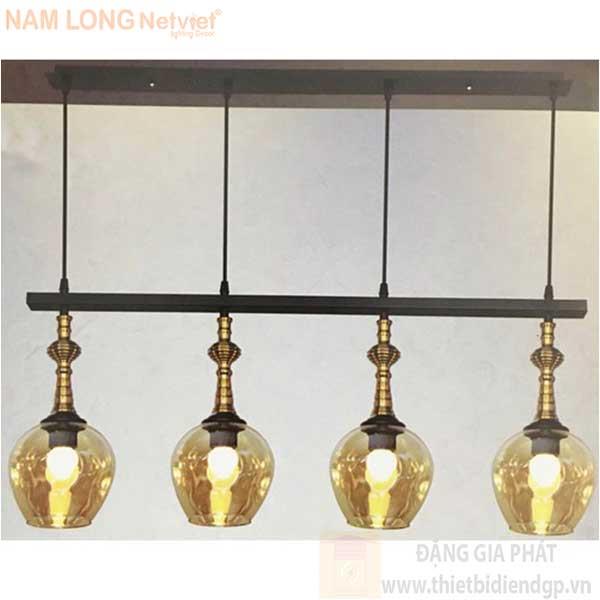 Đèn treo quán kiểu sang trọng L900-150*H370+600, E27*4 Lamp