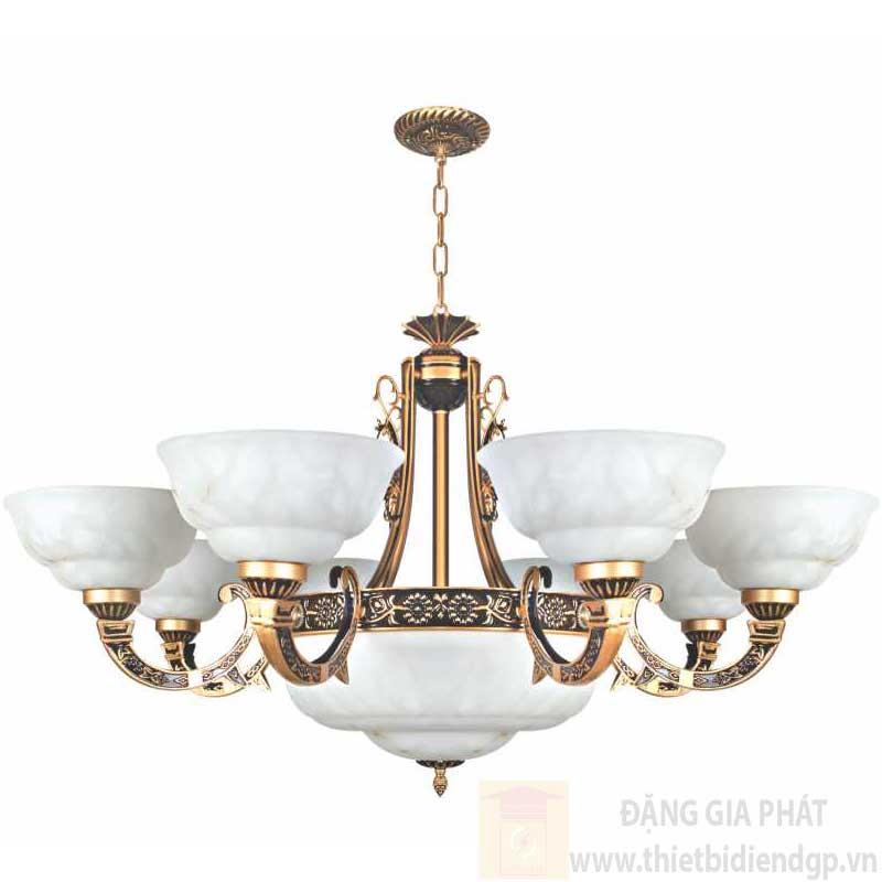 Đèn chùm cổ điển Ø900*H500+400, E27*11 lamp