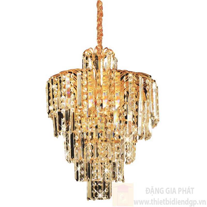 Đèn chùm pha lê cao cấp Ø500*H500+400, E14*7 lamp, 94 Pcs