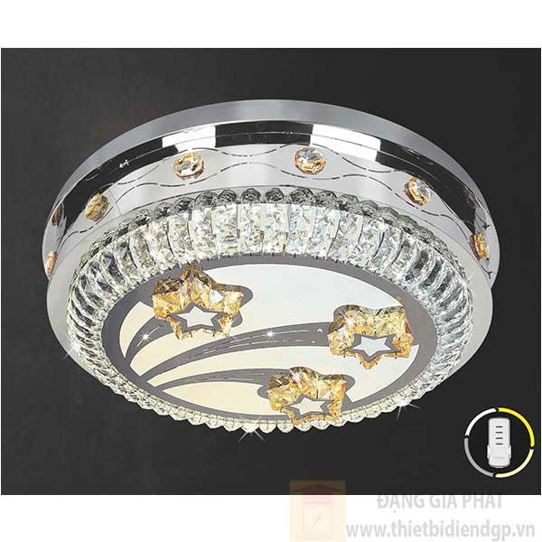 Đèn ốp trần Led tròn kiểu sang trọng Ø600*H160, Ánh sáng trắng, vàng, trung tính