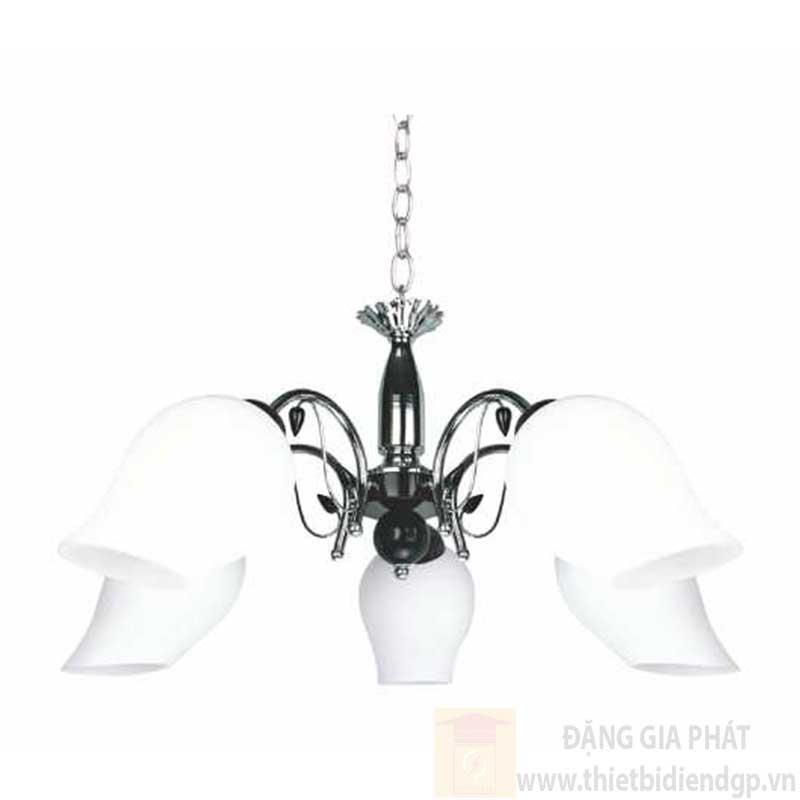 Đèn chùm cổ điển Ø500*H500+300, E27*5 lamp