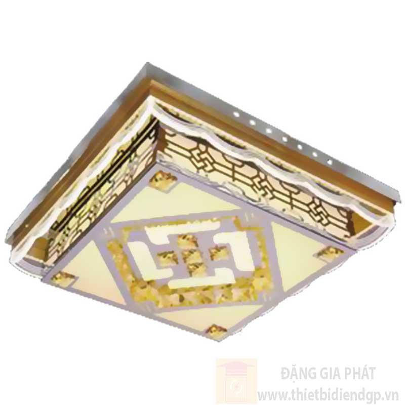 Đèn ốp trần Led vuông 500*H130, 3 chế độ, remote