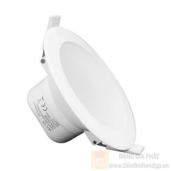 Đèn led Downlight dày đổi màu 220V góc chiếu 90 độ