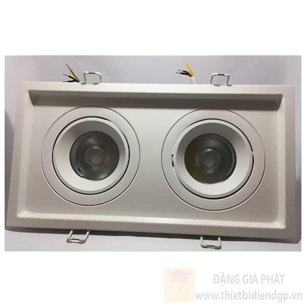 Đèn multiple light âm trần đôi 2x9W