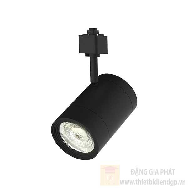 Đèn Chiếu điểm thanh ray màu đen 7W-220V, Ø60 x H85mm, 500lm