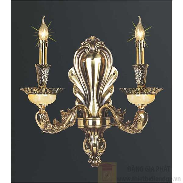 Đèn vách nến kiểu cổ điển L370-270*H410, E14*2 Lamp