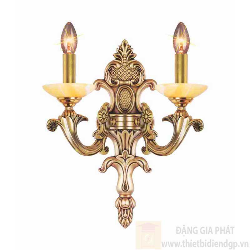 Đèn vách đồng cao cấp H430*L260-350,E14*2 lamp