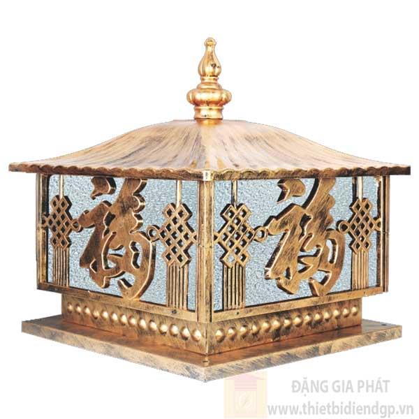 Đèn trụ cổng vuông Ø250*H370, E27*1 Lamp