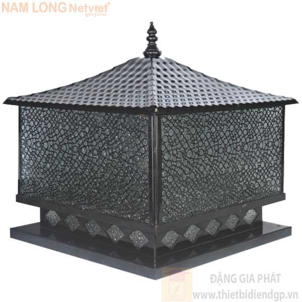 Đèn trụ cổng vuông Ø400*H440, E27*1 Lamp