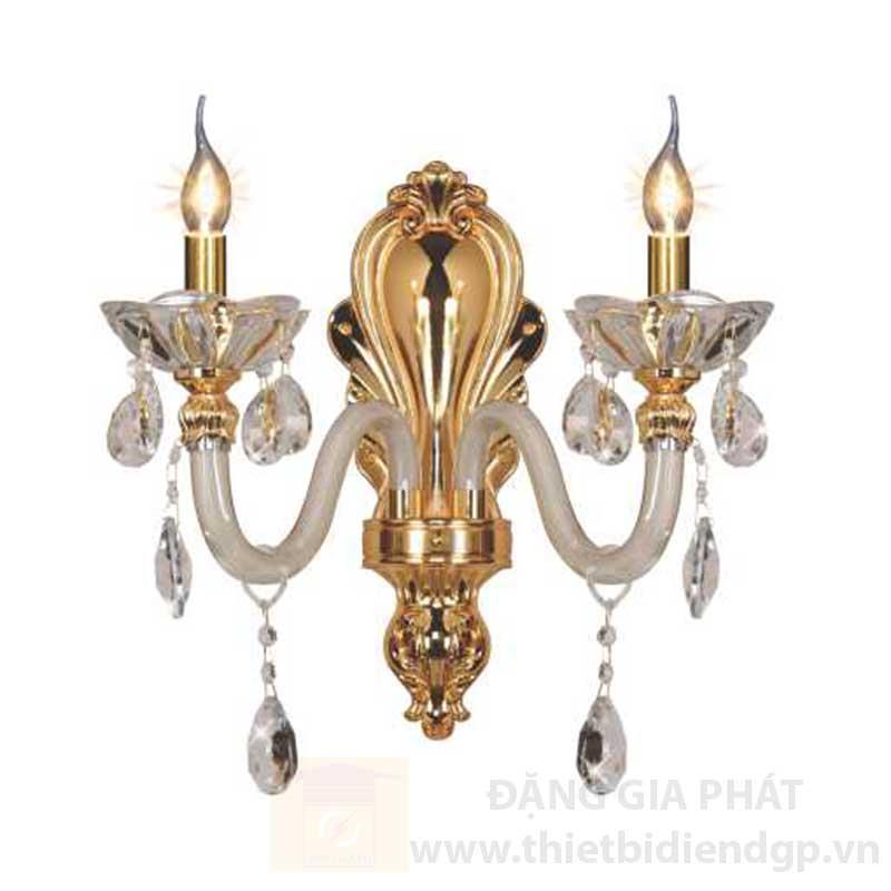 Đèn vách nến Ø400*H450+700, E14*2 lamp