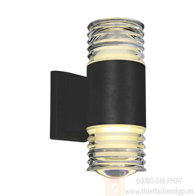Đèn Led ngoài trời Ø90*L150*H220, 9W*2 ánh sáng vàng