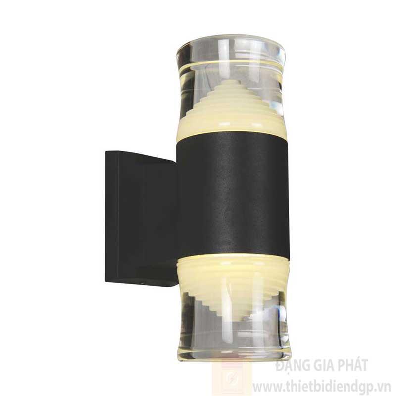 Đèn Led ngoài trời Ø90*L150*H230, 9W*2 ánh sáng vàng