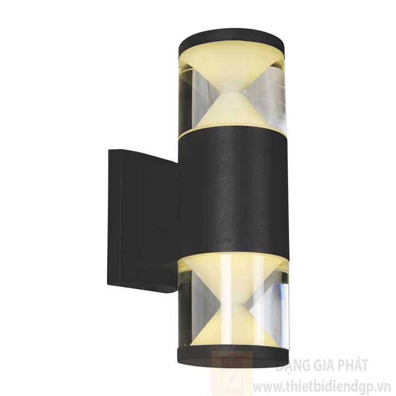 Đèn Led ngoài trời Ø90*L150*H230, 9W*2 ánh sáng vàng