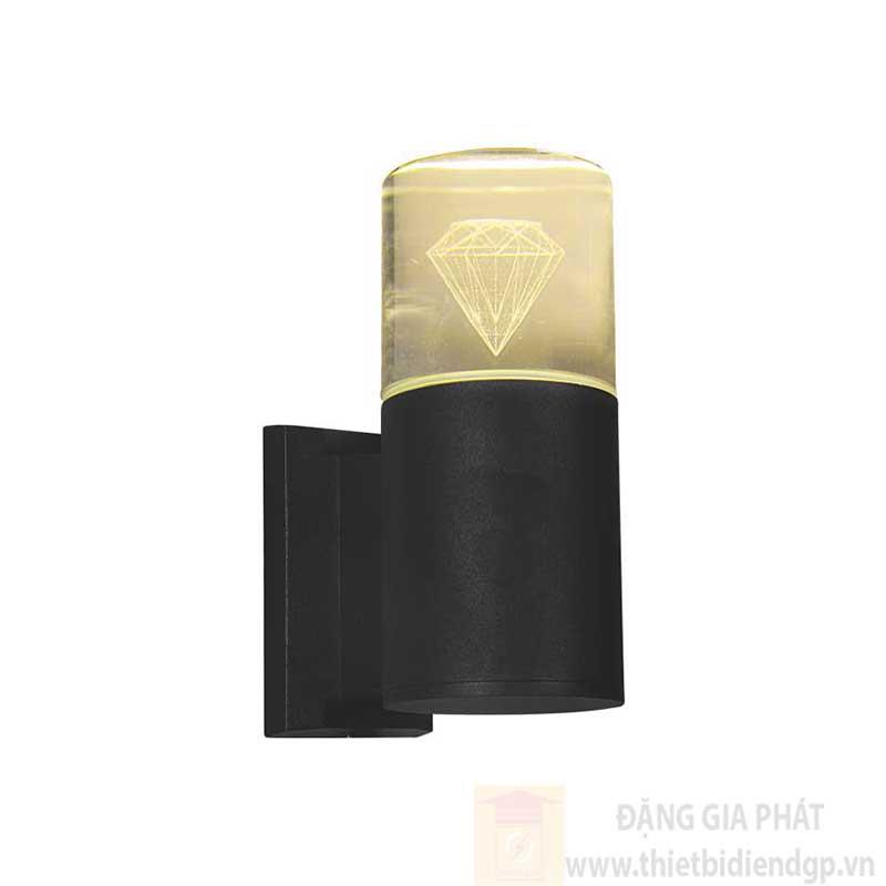 Đèn Led ngoài trời Ø90*L150*H160, 9W ánh sáng vàng