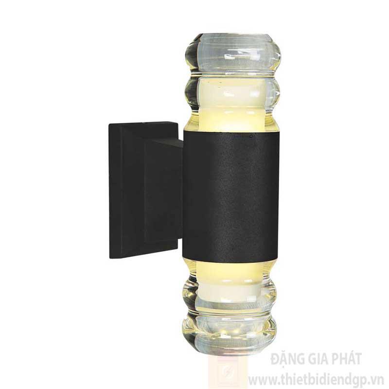 Đèn Led ngoài trời Ø60*L110*H200, 5W*2 ánh sáng vàng