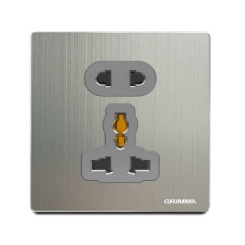 Bộ ổ cắm 2 chấu và ổ cắm 3 chấu đa năng Grimma G52SK23