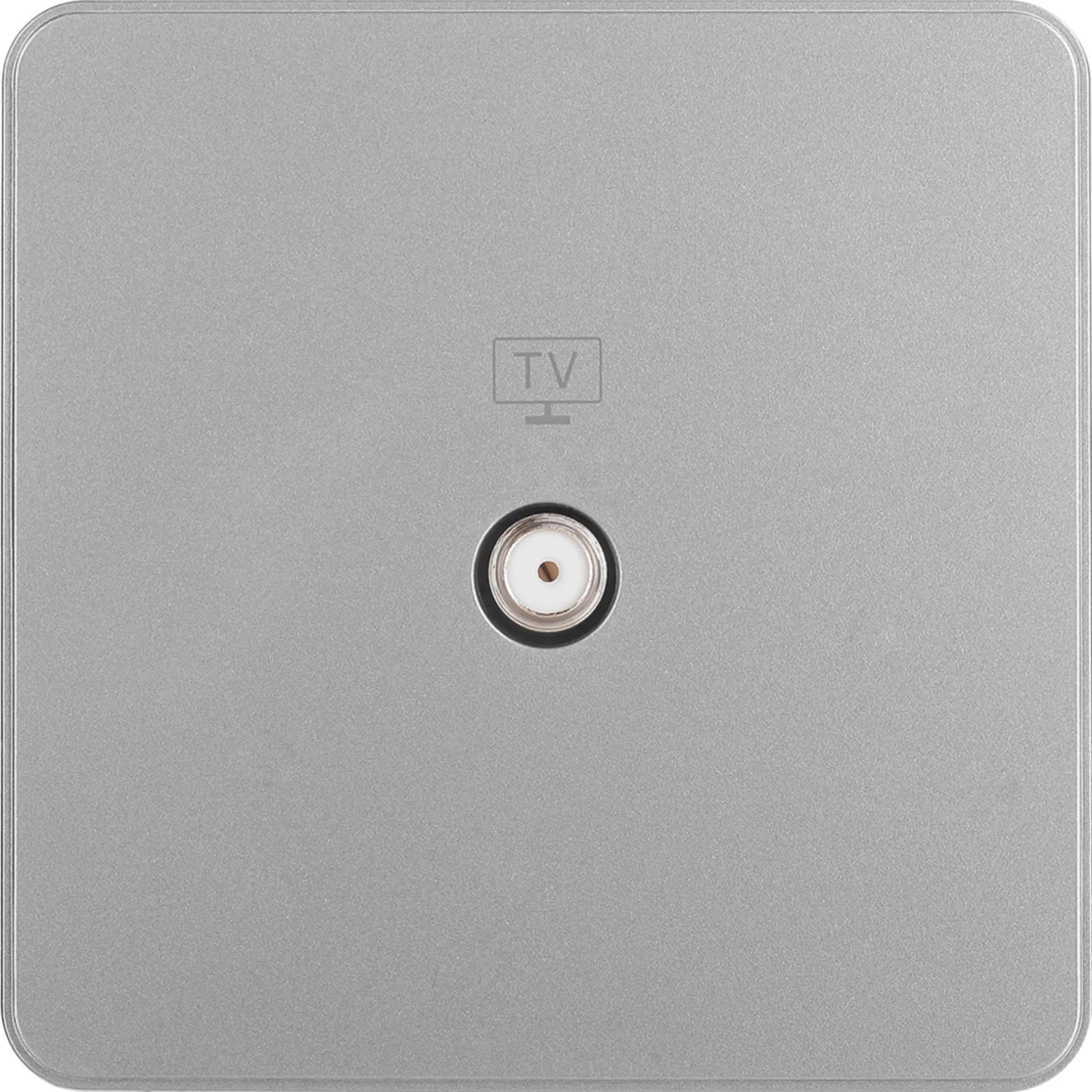 Ổ cắm TV đồng trục màu xám