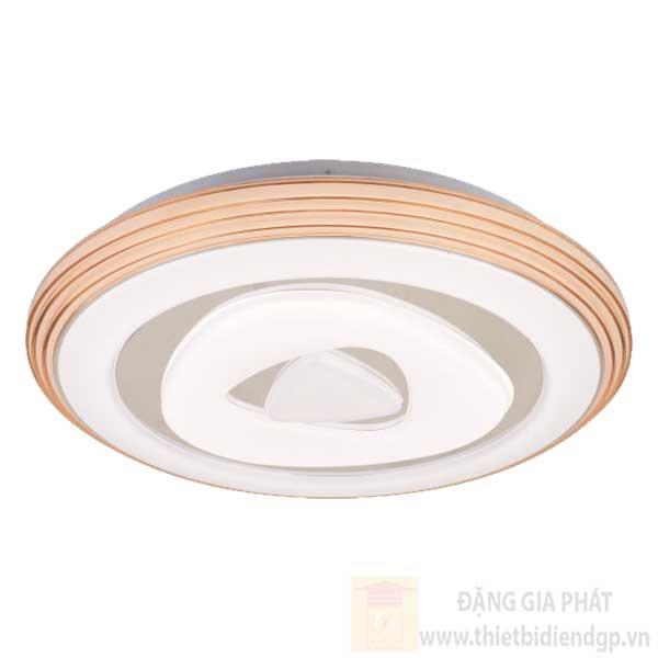Đèn Ốp Trần Ø400*H70, Led 48, Màu Trà, 3 chế độ ánh sáng