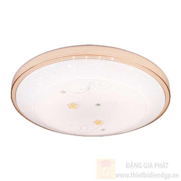 Đèn Ốp Trần Ø400*H50 - Led 48W, Màu Trà, 3 chế độ ánh sáng