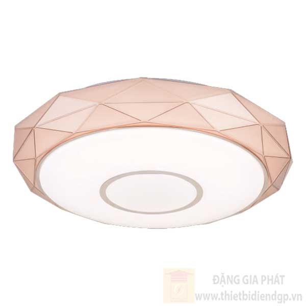 Đèn Ốp Trần Ø400*H70, Led 48, Màu Trà, 3 chế độ ánh sáng