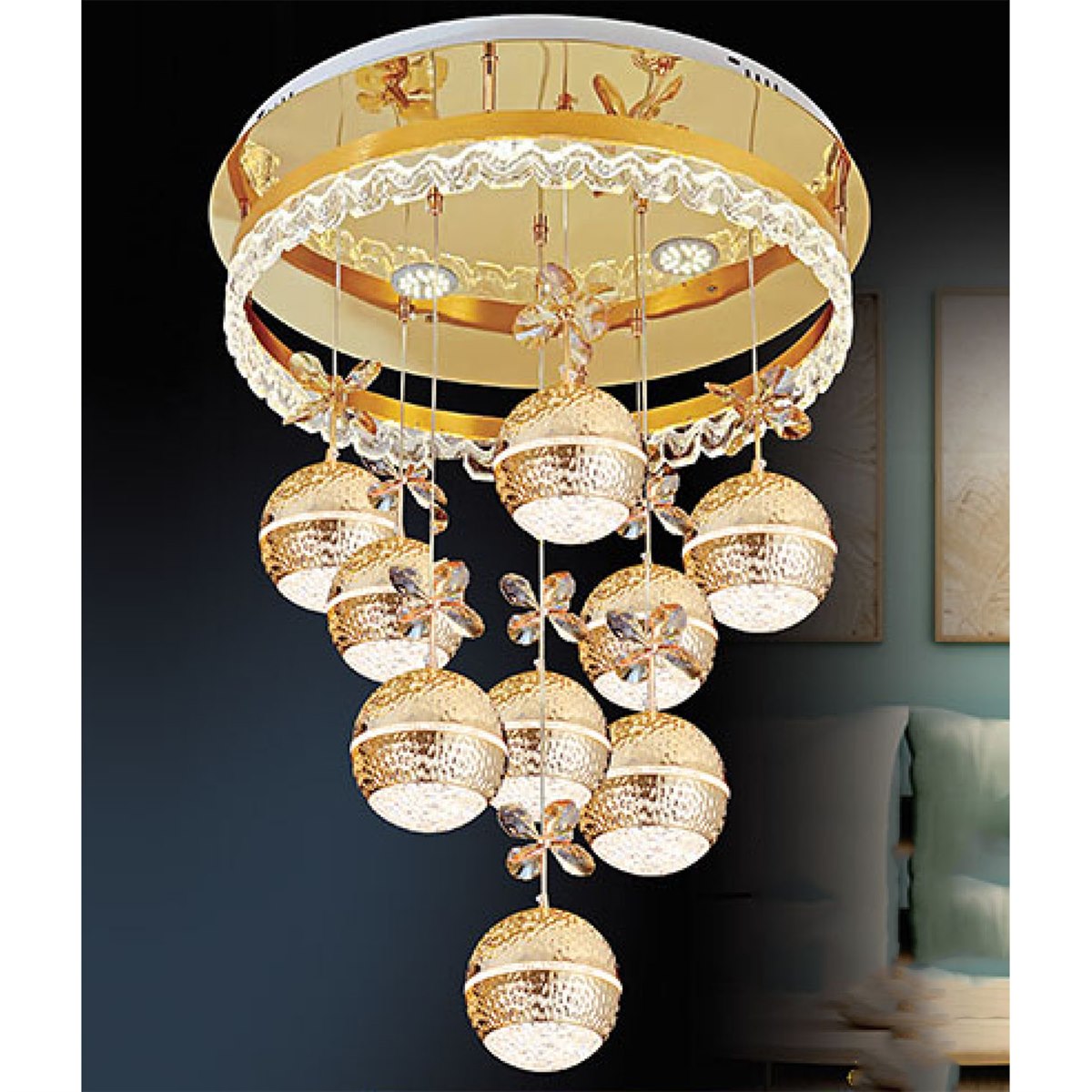 Đèn thả Led SANO TL 10221/9 Ø650*H1200