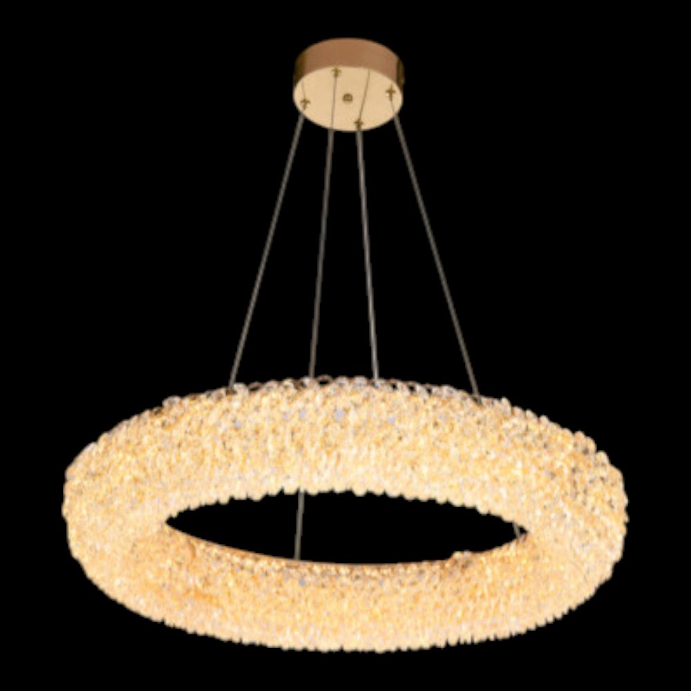 Đèn thả pha lê Andora TPL-7200/600 Ø600*H70+1000 80W Led 3CĐ