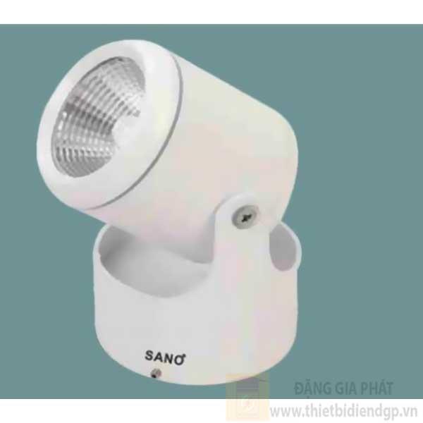 Đèn chiếu điểm led COB 10W, Ø65*L75*H120-6000K-4000K, vỏ trắng